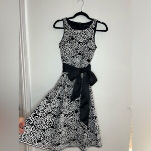 B&W Cocktail Dress